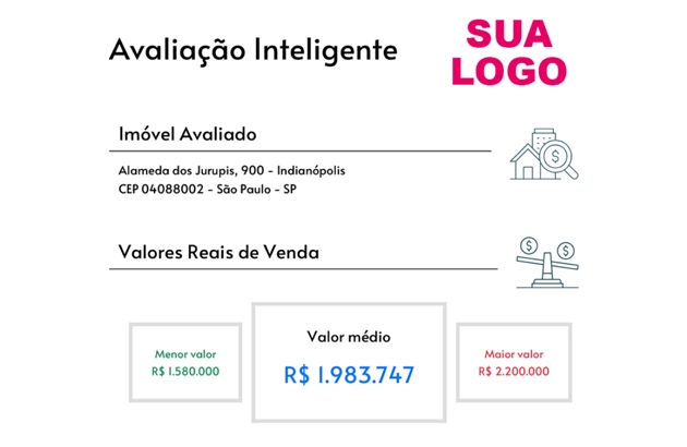 Relatório com sua logo